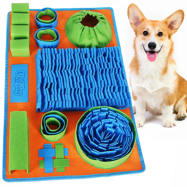 Snuffle Mat for Dogs, Interactive Feeding Dog Games for Boredom and Mental Stimulation, Dog Enrichment Toys for Slow Eating and Keep Busy