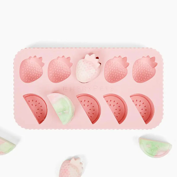 Watermelon + Strawberry Treat Mold