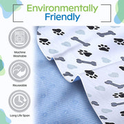 Washable Underpads - Large Pee Pads for Dogs, Machine Washable Reusable Puppy Pads, Waterproof Pet Training Pad, Dog Pee Pad, Anti-Slip Backing (Pack of 2 - 30X34)